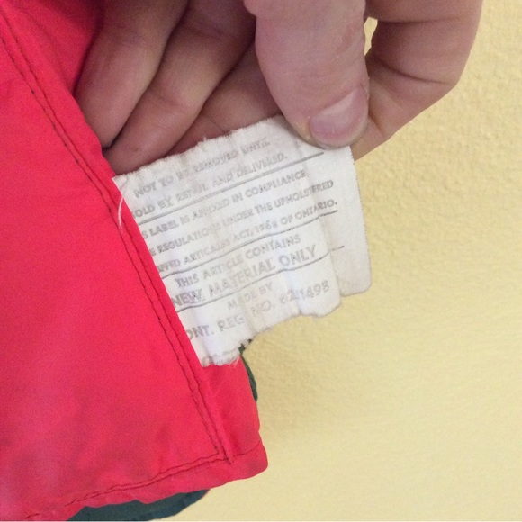 Green & Bright Orange Padded Hunting Vest Unisex Zip Front - Picture 8 of 11